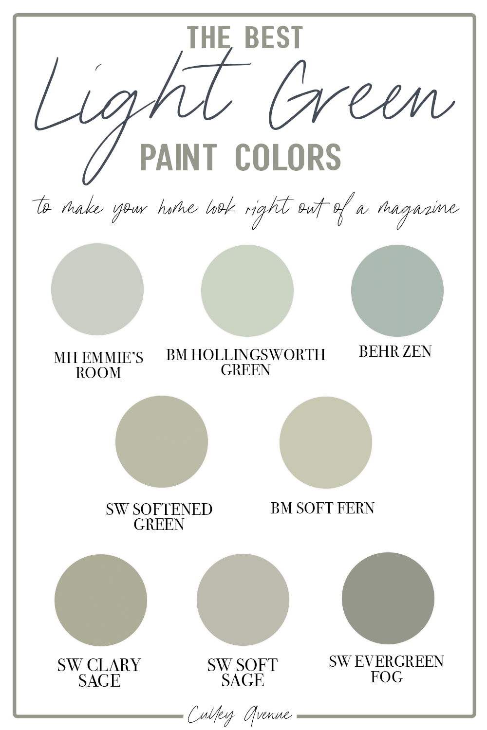 Zen Room Colors